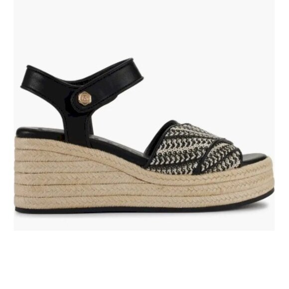 Karl Lagerfeld Celeste Platform Espadrille Wedge Sandals Size 11 Medium New - Picture 3 of 8